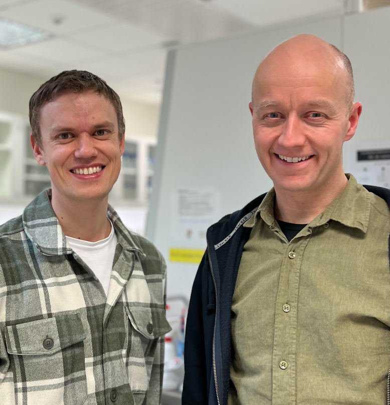 Andreas Kleppe and Tarjei Sveinsgjerd Hveem will conduct the clinical study